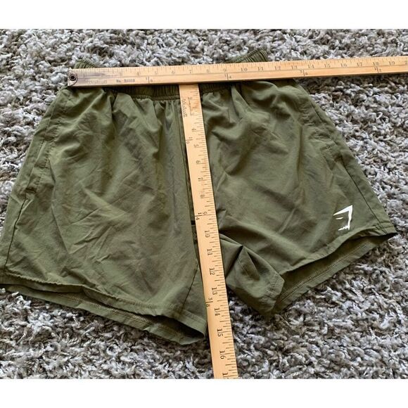 Gymshark Arrival 5" green UNLINED Shorts UNISEX mens SZ S - Picture 5 of 7